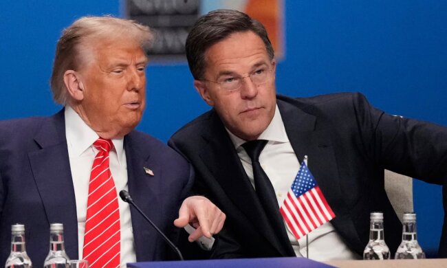 Дональд Трамп и Марк Рютте