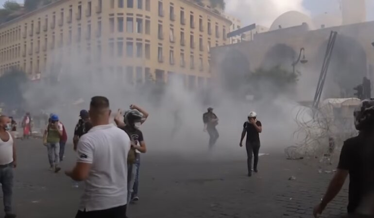 Бейрут, протесты