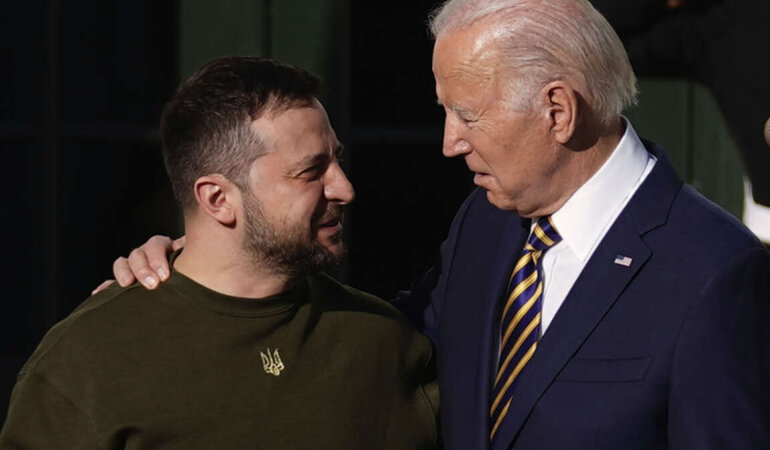 Владимир Зеленский и Джо Байден