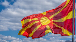 Флаг Республики Северная Македония