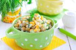 Кукуруза и горошек