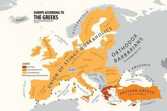 Что думают греки о Европае