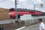 Грузовые поезда пустили по Крымскому мосту, аннексия Крыма