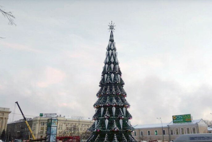 Новогодняя елка в Харькове, Дед Мороз в Харькове, Новый Год в Украине