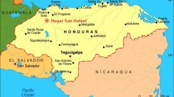 Карта Гондурас