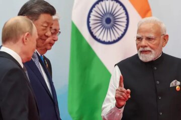 Володимир Путін, Нарендра Моді, Касим Токаєв та Сі Цзіньпін