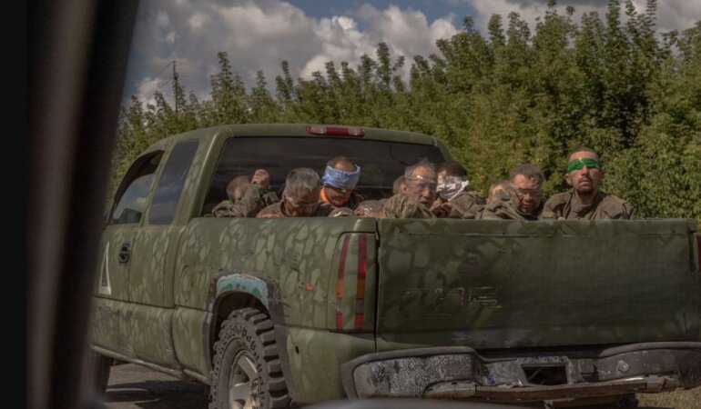 Полонені солдати РФ у Курській області