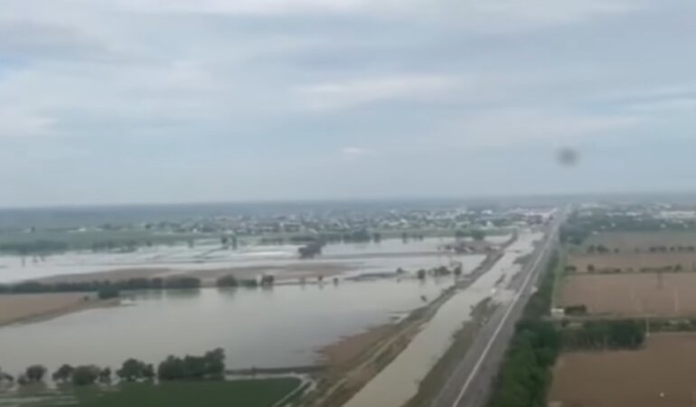 Наводнение в Узбекистане