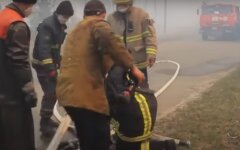 Пожар в Чернобыле