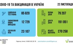 Статистика по коронавирусу на утро 23 ноября