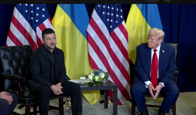 Владимир Зеленский и Дональд Трамп