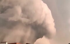 Львов накрыла уникальная грозовая туча: видео