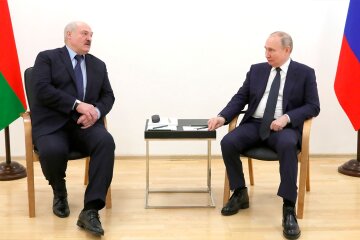 Александр Лукашенко и Владимир Путин