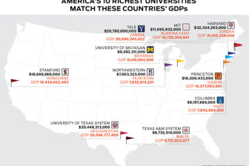 Самые богатые университеты США