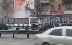 пожар автобус