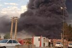 Пожар на химзаводе в Иране