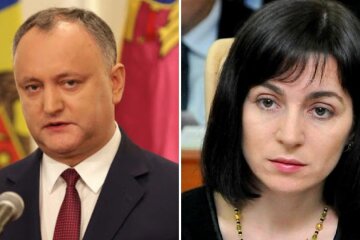 Игорь Додон и Майя Санду, выборы в молдове