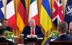 Трамп с европейскими лидерами