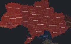 Карта воздушной тревоги Украины