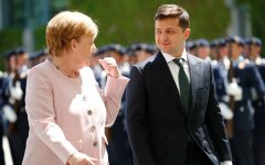 Ангела Меркель, Владимир Зеленский