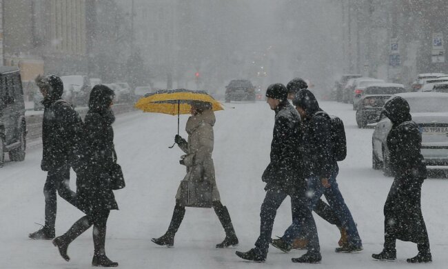 Погода в Украине, зима, прогноз погоды