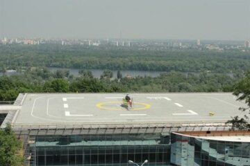 вертолетная площадка Януковича