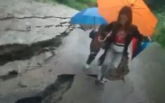 Яремче, дорога, наводнение