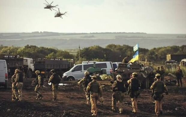 силы АТО Марьинка украинская армия