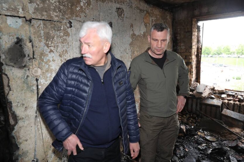 Удар по Киеву / Фото: Телеграм Кличко