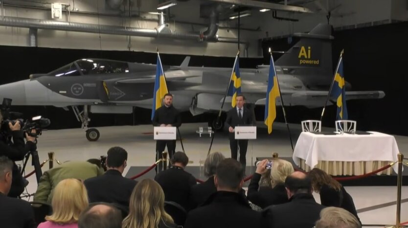 Володимир Зеленський та Ульф Крістерссон