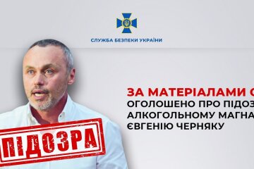 По материалам СБУ объявлено о подозрении "алкогольному магнату" Черняку