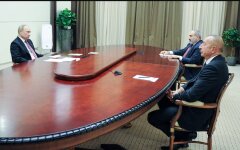 Путин, Алиев и Пашинян на переговорах
