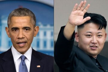 Обама и Ким Чен Ын