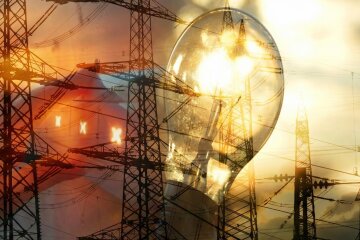 Отключение электроэнергии в Украине