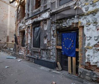 Харьков после обстрелов, фото - Офис президента Украины