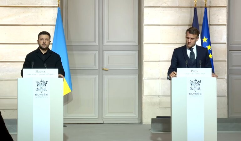 Зеленський і Макрон у Парижі