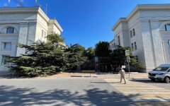 Оккупанты заявили об атаке на штаб Черноморского флота РФ в Севастополе / Фото: Телаграм Геращенко