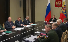 Путин и военное руководство РФ