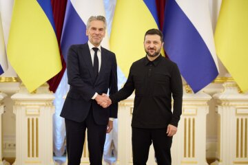 Володимир Зеленський та Дік Схооф