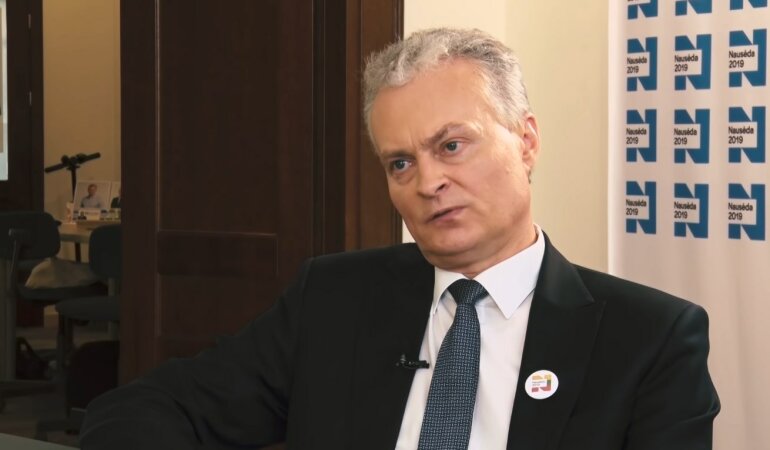Президент Литвы Гитанас Науседа, агрессия РФ против Украины, война на Донбассе
