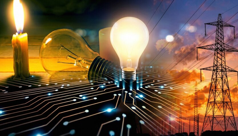 Отключения электроэнергии в Украине