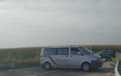 Обстрел автомобиля, Полтавщина, инсценировка