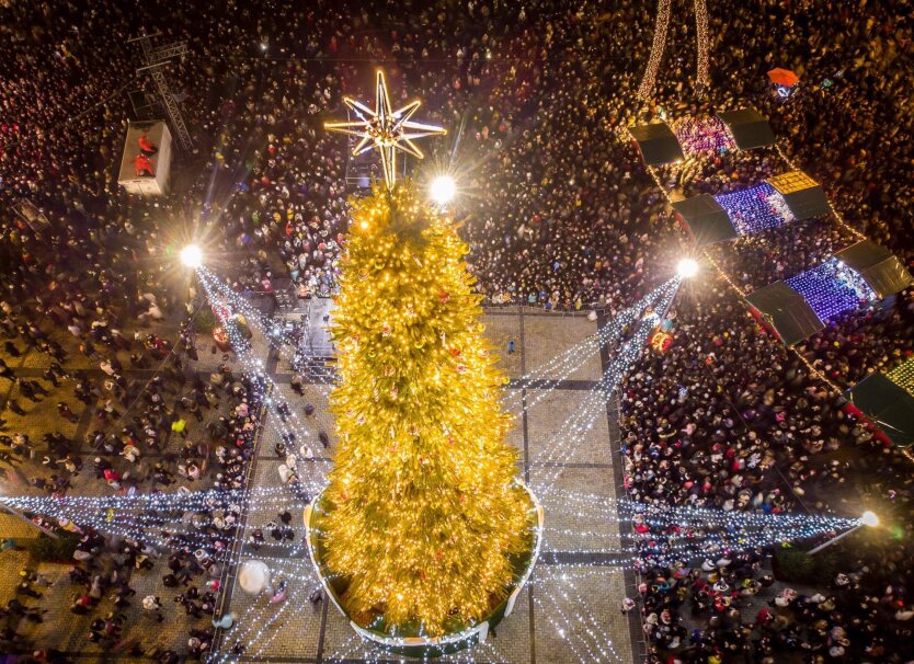 Главная елка Украины в Киеве