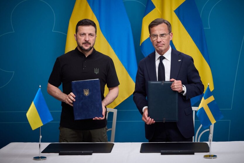 Украина и Швеция подписали соглашение по гарантиям безопасности