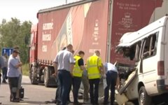Смертельное ДТП в Житомирской области,Грузовик MAN после ДТП,ДТП на Житомирщине