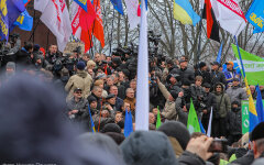 Митинг оппозиции в Киеве 7 апреля
