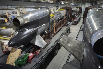 Ракеты Фламинго на секретном заводе Fire Point в Украине, 18 августа 2025 года.