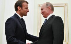 Макрон и Путин