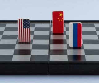 США, Россия и Китай на шахматной доске