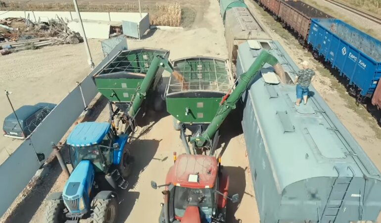 Вагоны с зерном